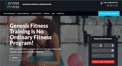 Desktop Screenshot of genesisfitnesstraining.com